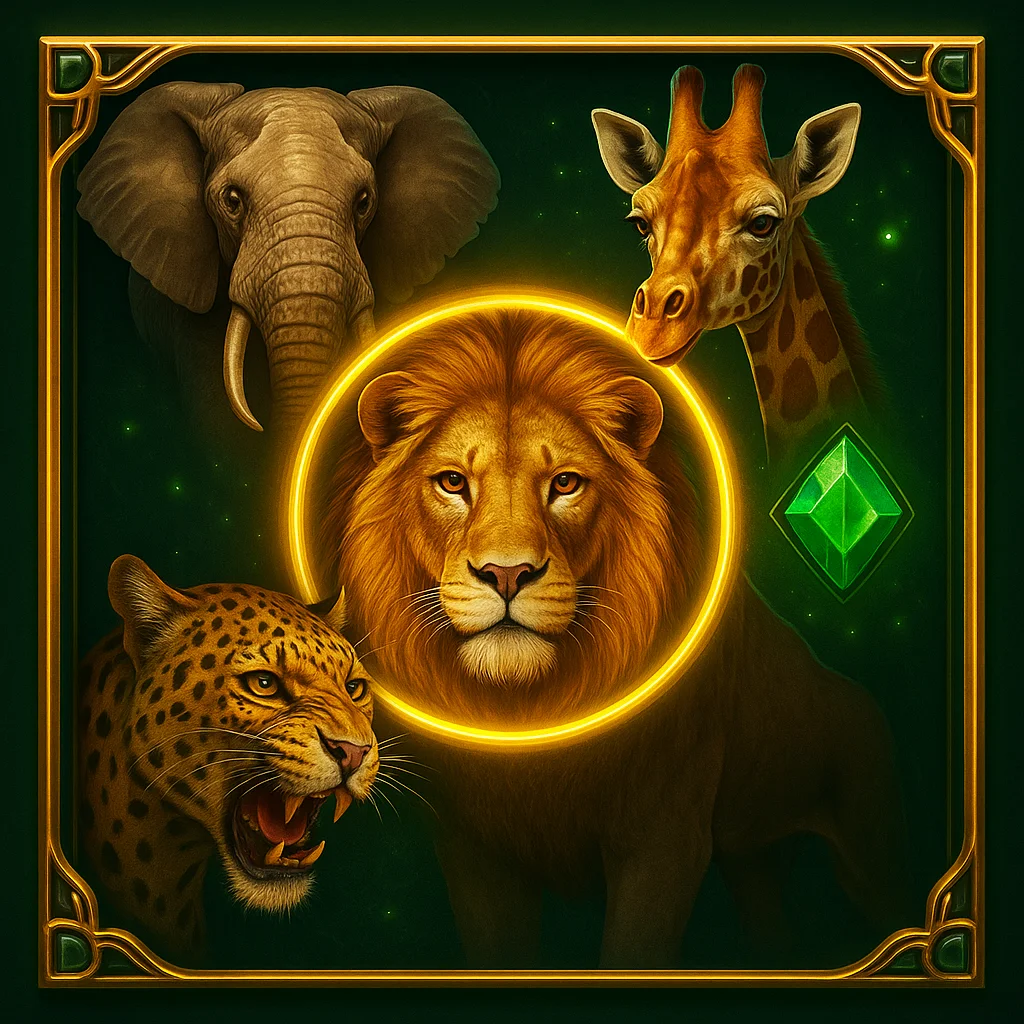 Classic adventure-style slot artwork with premium gold tones and dark reels